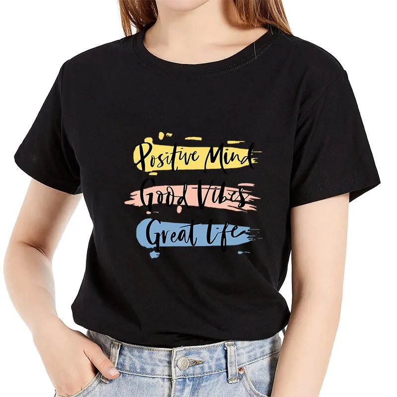 Female Graphic Summer Daily Regular Short Sleeve Women Casual Fashion T-shirt Letter Print Ladies 100% Cotton Round Neck Tee Top
Female Graphic Summer Daily Regular Short Sleeve Women Casual Fashion T-shirt Letter Print Ladies 100% Cotton Round Neck Tee Top