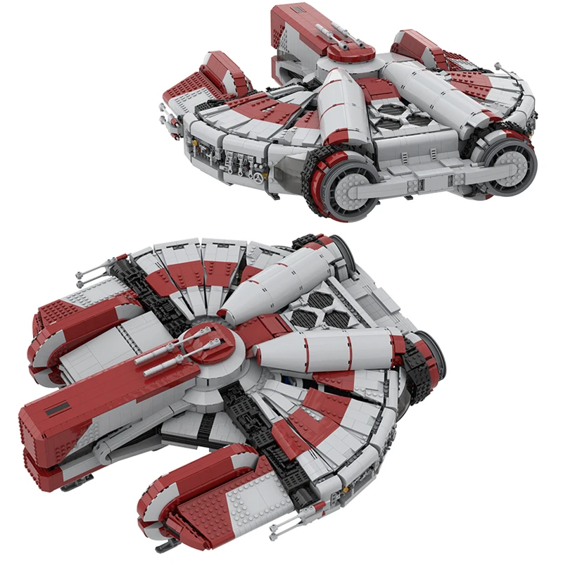 MOC The Old Republic Ebon Hawk-Knights Spaceship Building Blocks Space Battle Transport Airship Wars Ship Bricks Kid Toys Gifts
MOC The Old Republic Ebon Hawk-Knights Spaceship Building Blocks Space Battle Transport Airship Wars Ship Bricks Kid Toys Gifts