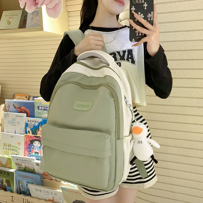 Backpack Waterproof Women Cute Colourful New Kawai Shoulder Fashion School Bag Female Girls For Teenager Student Bagpack
Backpack Waterproof Women Cute Colourful New Kawai Shoulder Fashion School Bag Female Girls For Teenager Student Bagpack