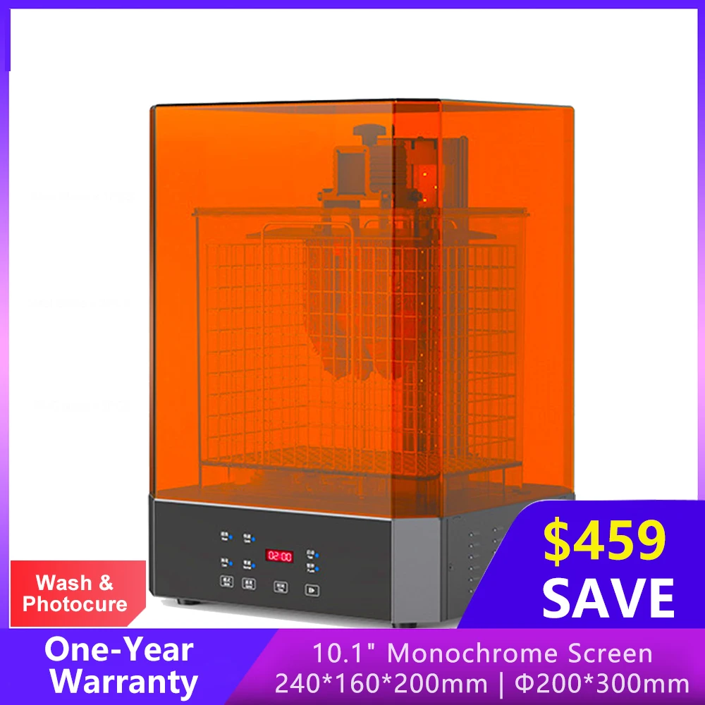 2022 Newest 3D Printer 10.1 inch Monochrome Large Size Wash and Photocuring LCD UV Resin Printer Fast 3D Printing SLA 3D Printer
2022 Newest 3D Printer 10.1 inch Monochrome Large Size Wash and Photocuring LCD UV Resin Printer Fast 3D Printing SLA 3D Printer