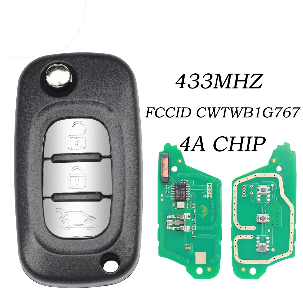 SilKY CWTWB1G767 4A/433 МГц откидной дистанционный автомобильный брелок для Mercedes Benz Smart Fortwo 453 Forfour для Renault Megane III Twingo
SilKY CWTWB1G767 4A/433 МГц откидной дистанционный автомобильный брелок для Mercedes Benz Smart Fortwo 453 Forfour для Renault Megane III Twingo