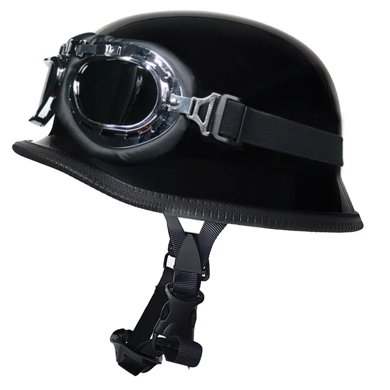 

World War II German style motorcycle helmet capacetes open face retro cascos para moto