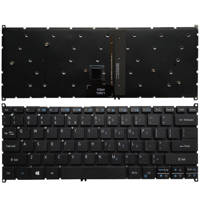 Новая американская клавиатура для Acer Aspire R14 R5-471 R5-471T R5-471T-534X английская черная с