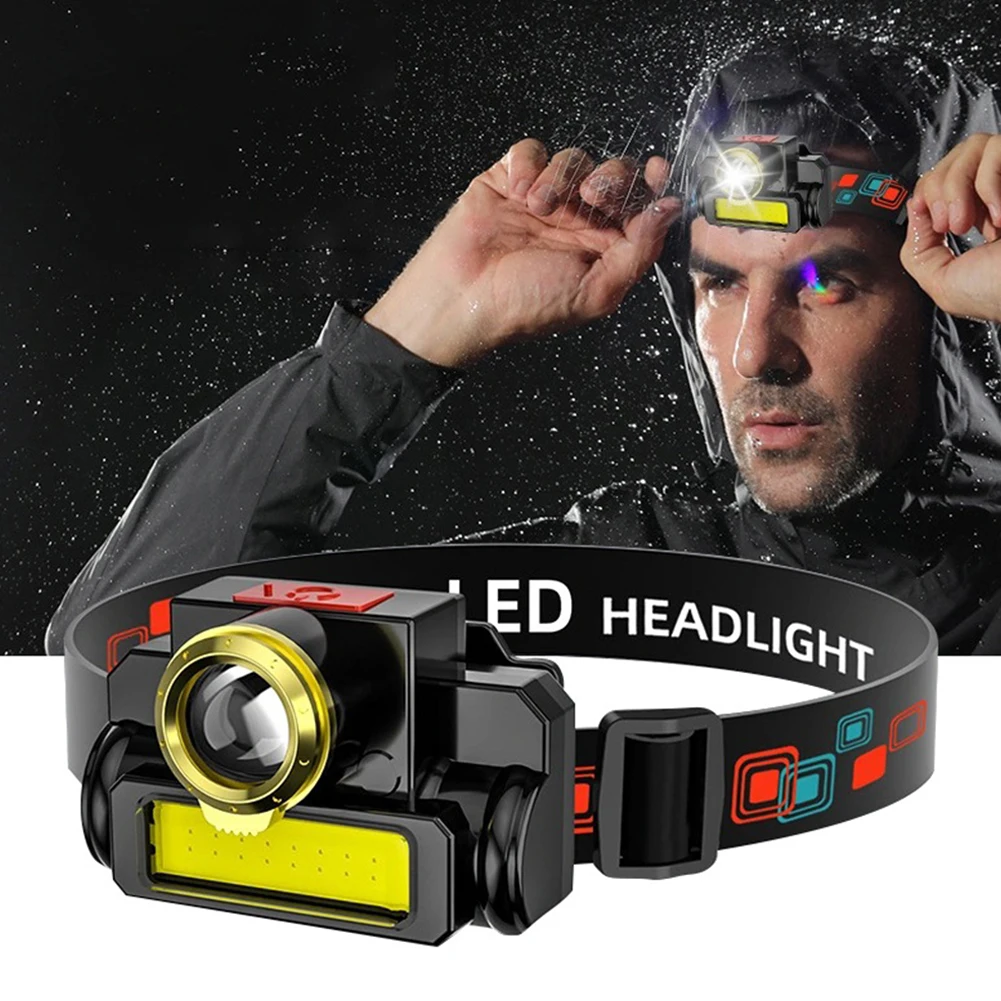 Headlamp Portable Flashlight XPE+COB LED Headlamp Built-in 1200mAh 18650 Battery Fishing Hiking Lighting Headlight
Headlamp Portable Flashlight XPE+COB LED Headlamp Built-in 1200mAh 18650 Battery Fishing Hiking Lighting Headlight