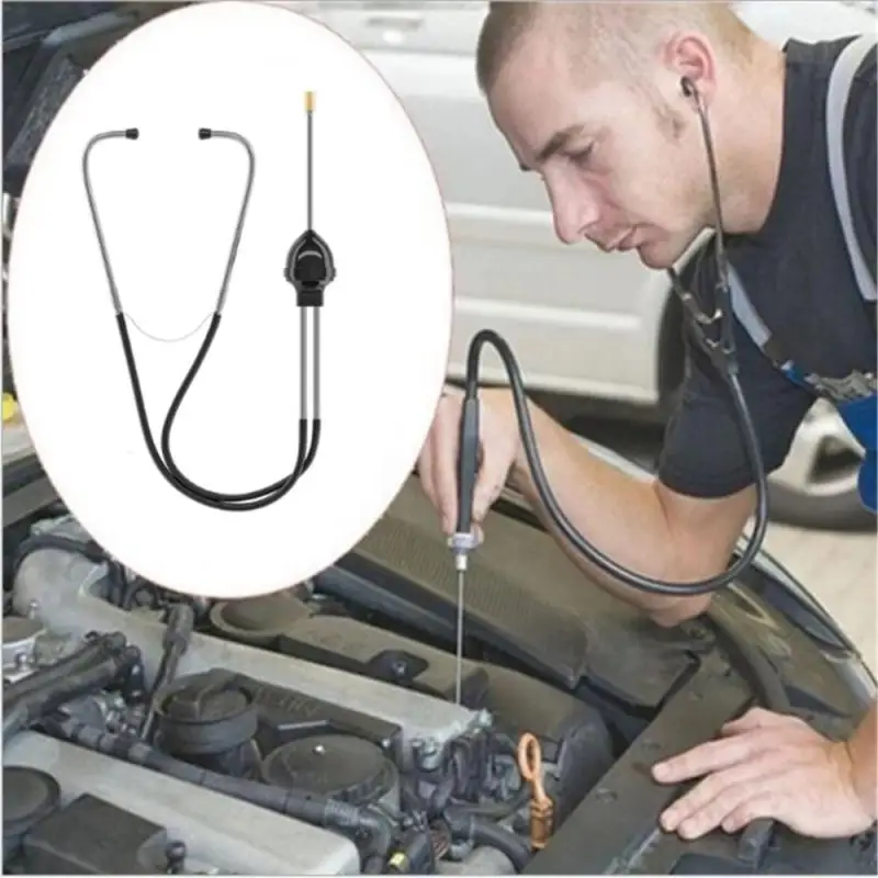 Universal Car Engine Noise Stethoscope Stainless Steel Cylinder Stethoscope For ATV Truck Vehicle Noise Diagnostic Tools
Universal Car Engine Noise Stethoscope Stainless Steel Cylinder Stethoscope For ATV Truck Vehicle Noise Diagnostic Tools
