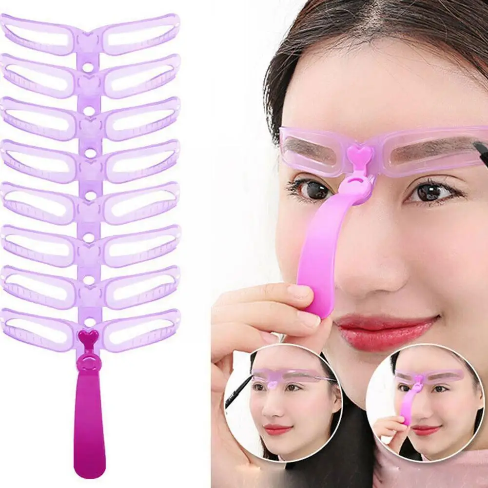 8PCS Eyebrow Shaper Eyebrow Stencil Set Reusable DIY Shaping Card Eye Guide Styling Makeup Brow Easy Template Grooming Draw Q0K6
8PCS Eyebrow Shaper Eyebrow Stencil Set Reusable DIY Shaping Card Eye Guide Styling Makeup Brow Easy Template Grooming Draw Q0K6