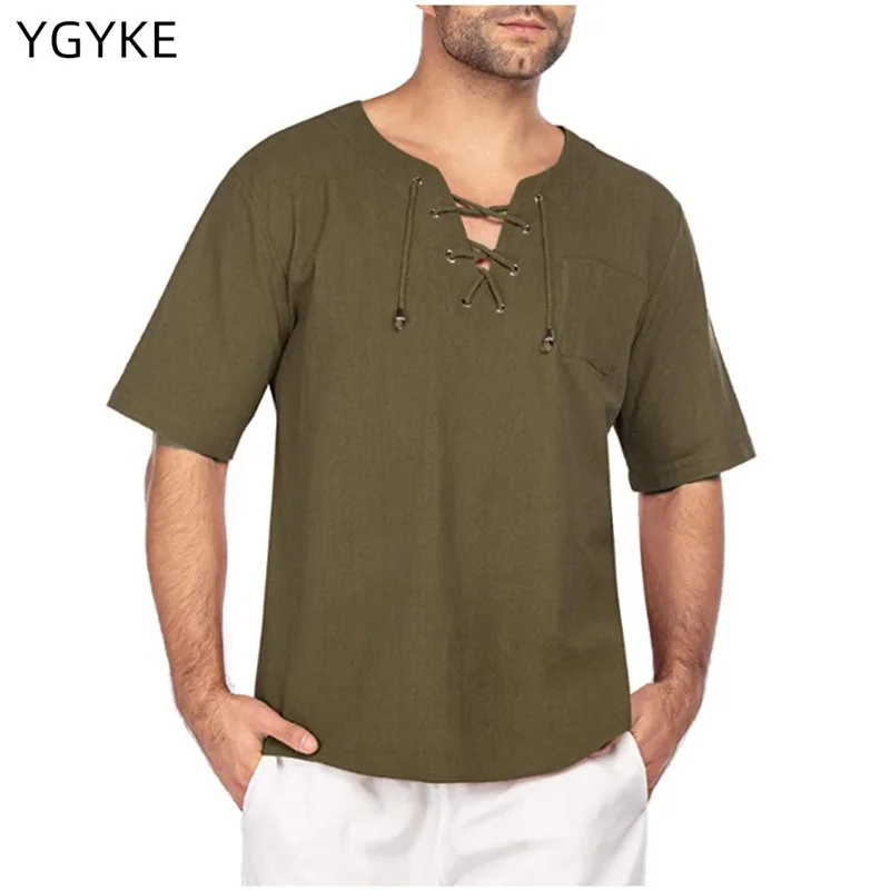 2022 summer foreign trade new men's cotton and linen short-sleeved T-shirt fashion trend tie shirt loose casual t-shirt
2022 summer foreign trade new men's cotton and linen short-sleeved T-shirt fashion trend tie shirt loose casual t-shirt