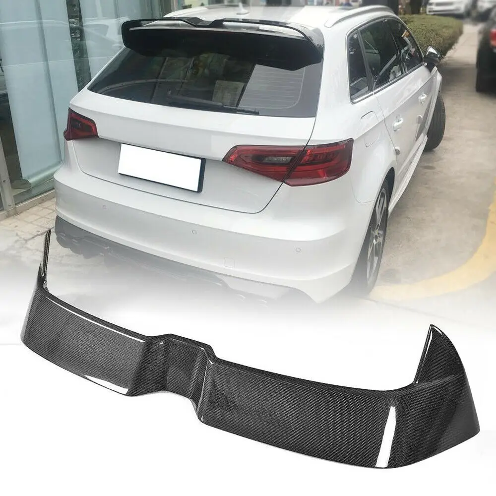 

Carbon Fiber Rear Roof Spoiler Wing Lip for Audi S3/A3 Sline/A3 Hatchback 2014 -2020 Car External Parts