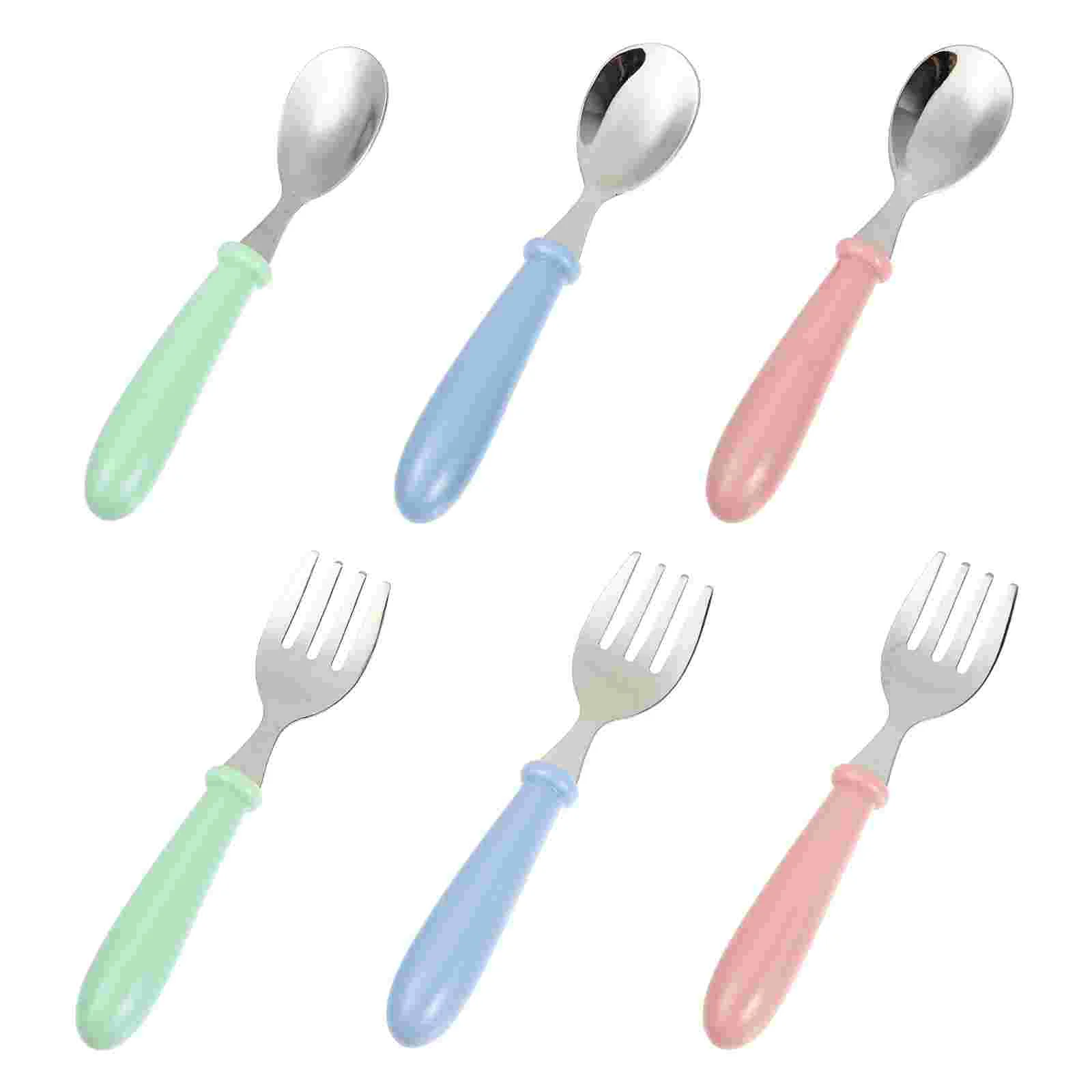 6 Pcs Food Supplements Paste Feeding Forks Spoons Fruit Baby Silverware Practical
6 Pcs Food Supplements Paste Feeding Forks Spoons Fruit Baby Silverware Practical