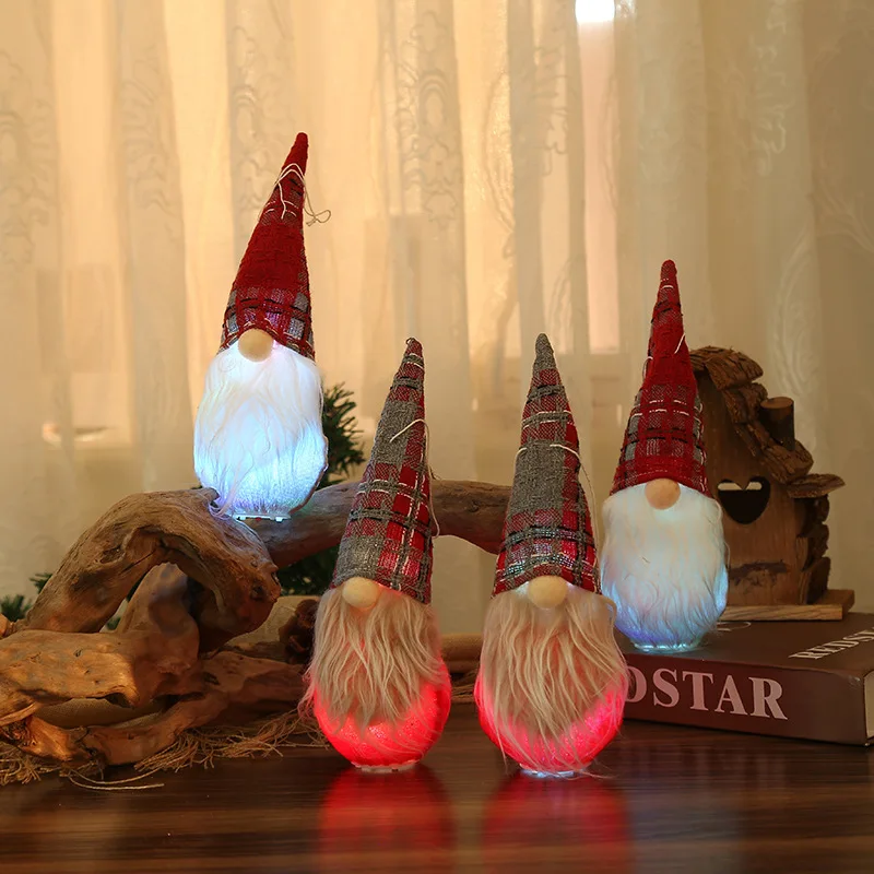 Christmas Ight Light Luminous Faceless Doll Rudolph Old Man Creative Ornament Christmas Tree Pendants Xmas Holiday Home Decor
Christmas Ight Light Luminous Faceless Doll Rudolph Old Man Creative Ornament Christmas Tree Pendants Xmas Holiday Home Decor