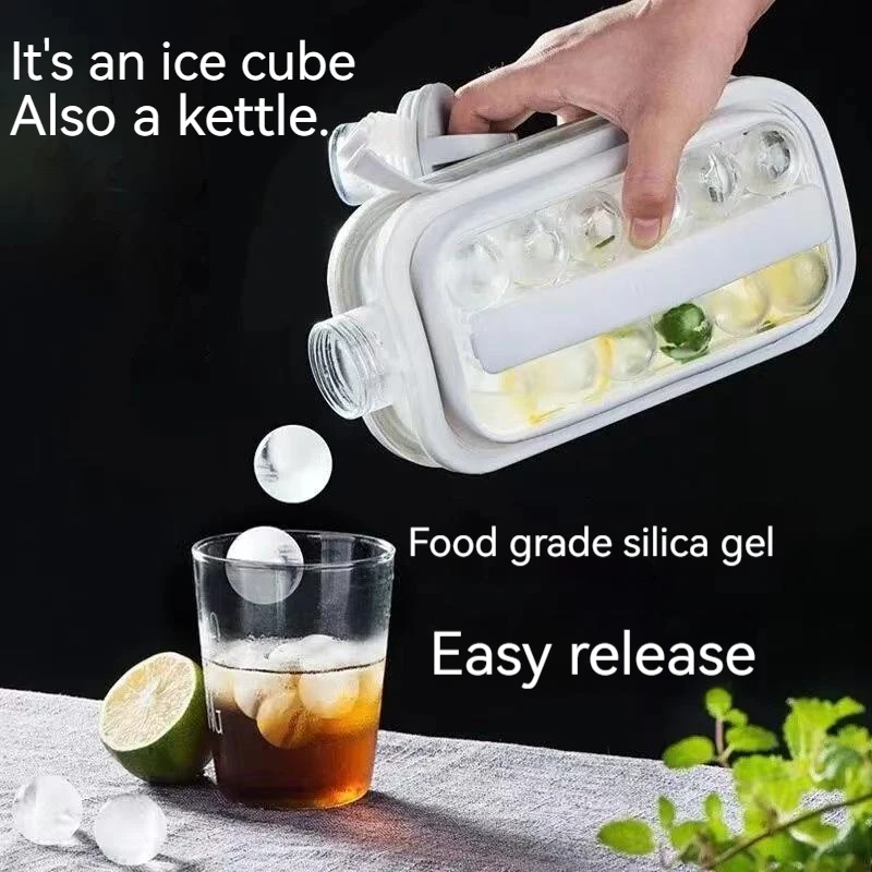 Portable 2 In 1 Ice Ball Maker Kettle 17 Grids Ice Cube Molds Multi-function Container Kitchen Bar Cocktail Accessories Gadgets
Portable 2 In 1 Ice Ball Maker Kettle 17 Grids Ice Cube Molds Multi-function Container Kitchen Bar Cocktail Accessories Gadgets