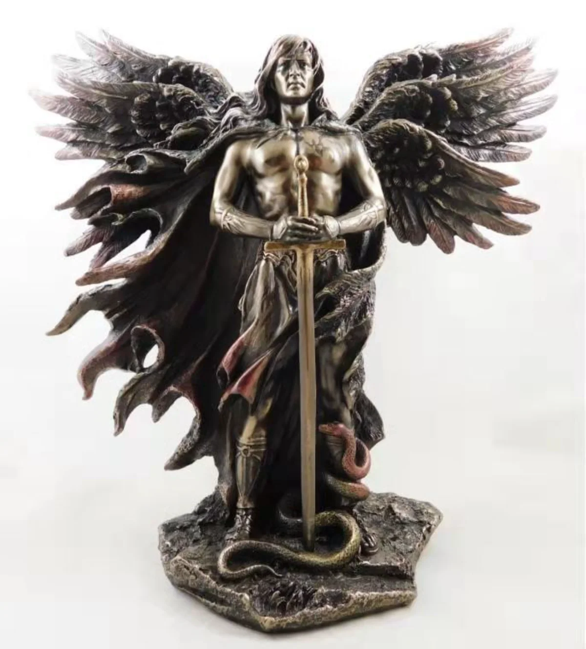 Resin Sword Holding Shield Angel Crafts Garden Creative Theme Belief Trinket Figurine Statue Home Decor Goddess Sculptures
Resin Sword Holding Shield Angel Crafts Garden Creative Theme Belief Trinket Figurine Statue Home Decor Goddess Sculptures