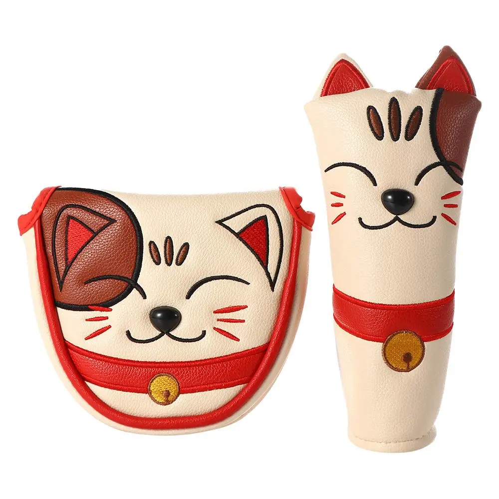 Cover Club Head Protector PU Leather Cute Kitty Lucky Cat Blade Mallet Putter Golf Club Headcovers Golf Putter Cover
Cover Club Head Protector PU Leather Cute Kitty Lucky Cat Blade Mallet Putter Golf Club Headcovers Golf Putter Cover