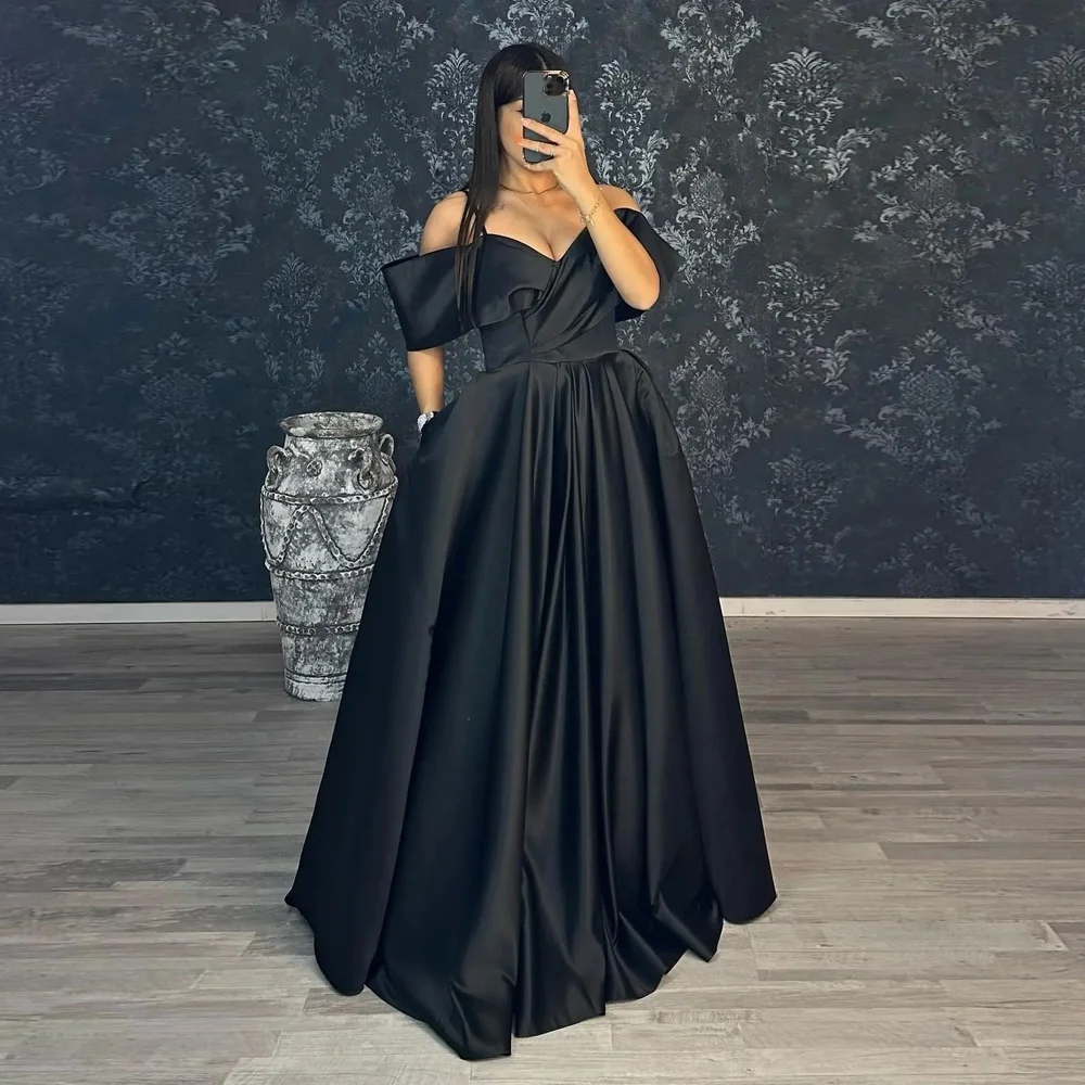 Simin Satin A-line Sweetheart Formal Prom Gown Ruffle Populer Floor-length Evening Elegant Party dresses for women 2023
Simin Satin A-line Sweetheart Formal Prom Gown Ruffle Populer Floor-length Evening Elegant Party dresses for women 2023