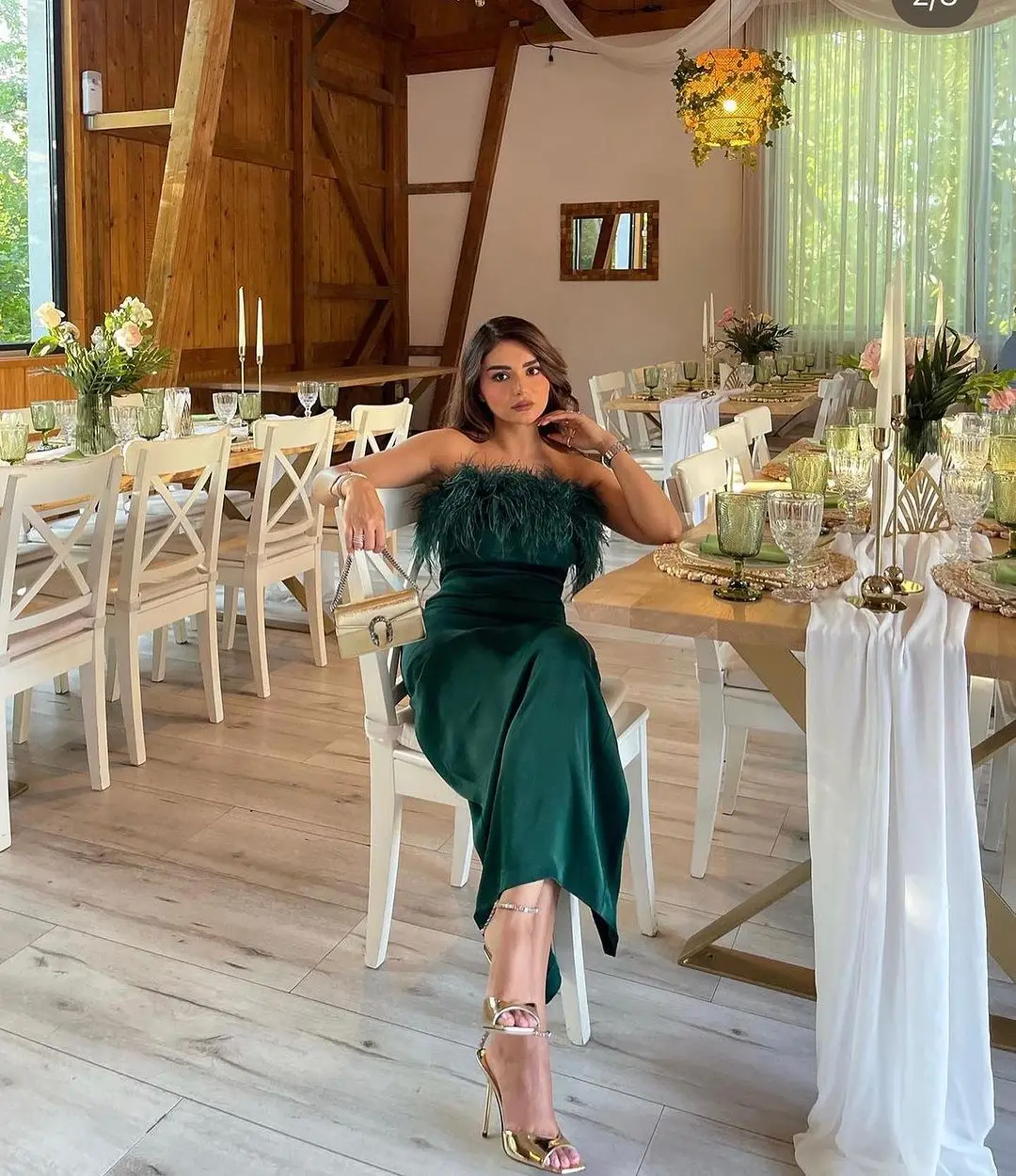 Vintage Straight Sleeveless Prom Dresses Feathers Pleated Ankle Length Party Dresses vestidos de novia
Vintage Straight Sleeveless Prom Dresses Feathers Pleated Ankle Length Party Dresses vestidos de novia
