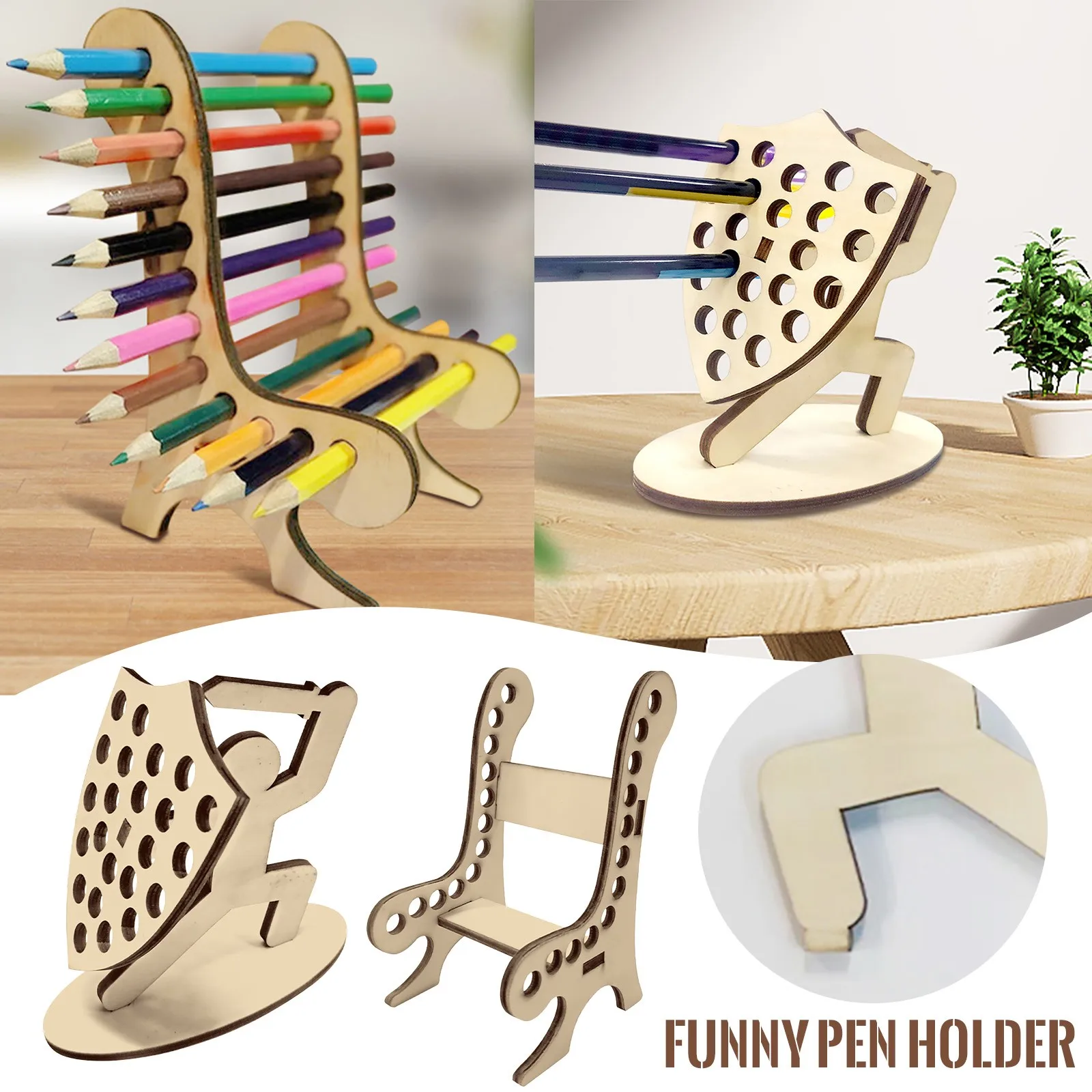Seat Storage Pen Wooden Funnys Rack Holder Creative Ornament Pen Desktop Desktop Ornament
Seat Storage Pen Wooden Funnys Rack Holder Creative Ornament Pen Desktop Desktop Ornament