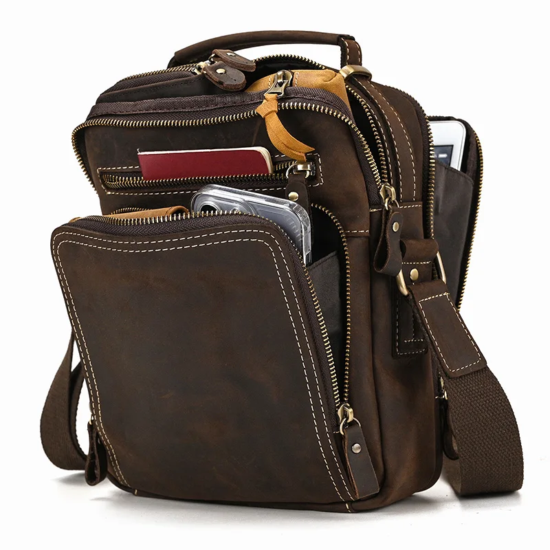 Men's Menssenger Thick Bag Multifunction Newsbirds Retro Bag Bag Leather Business Bags Style Crossbody Shoulder Leather Men's
Men's Menssenger Thick Bag Multifunction Newsbirds Retro Bag Bag Leather Business Bags Style Crossbody Shoulder Leather Men's