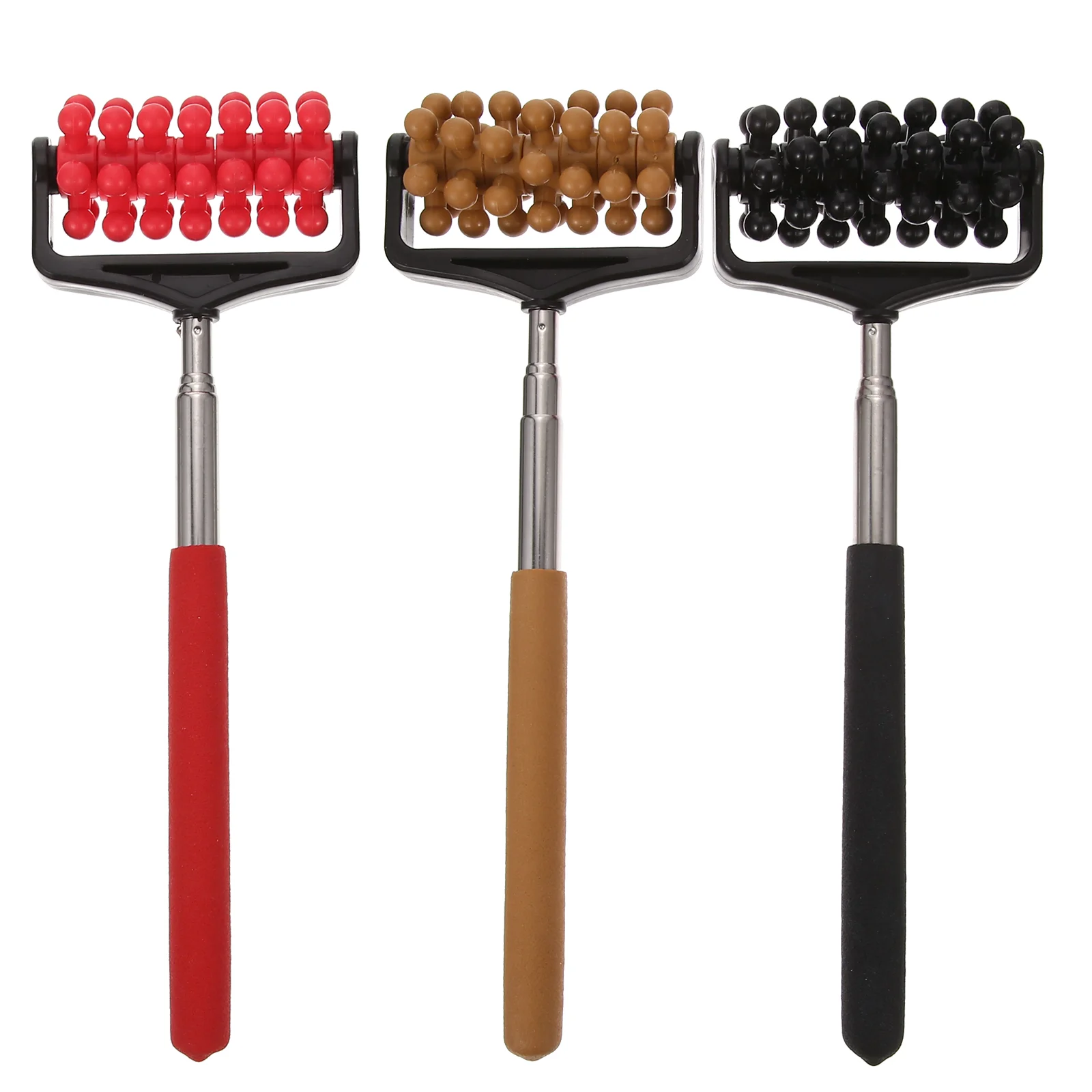 3 Pcs Roller Massage Tool Stainless Steel Body Massager Portable Back Scratching Telescopic Fitness
3 Pcs Roller Massage Tool Stainless Steel Body Massager Portable Back Scratching Telescopic Fitness