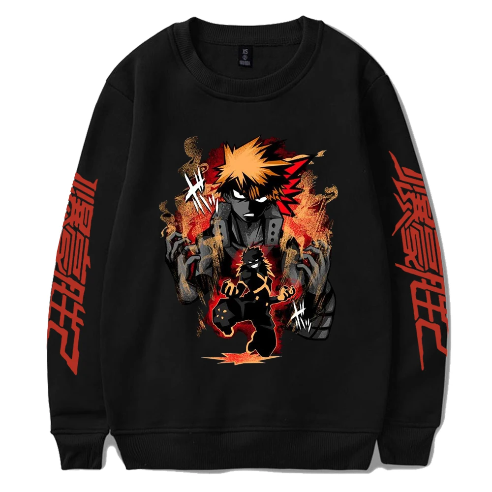 My Hero Academia Bakugo Hoodie Anime Crew Neck Sweatshirt Casual Loose Harajuku Man Woman Streetwear
My Hero Academia Bakugo Hoodie Anime Crew Neck Sweatshirt Casual Loose Harajuku Man Woman Streetwear