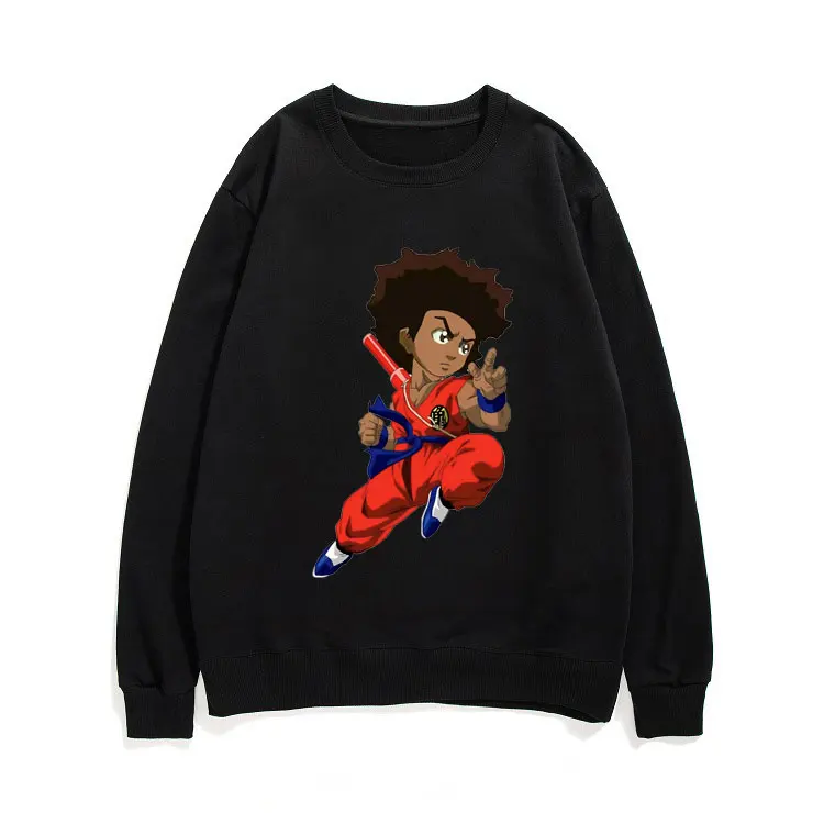 New Cartoon The Boondocks Funny Huey and Riley Print Pullover Men Women Casual Style Sweatshirts Man Oversized Fashion Pullovers
New Cartoon The Boondocks Funny Huey and Riley Print Pullover Men Women Casual Style Sweatshirts Man Oversized Fashion Pullovers