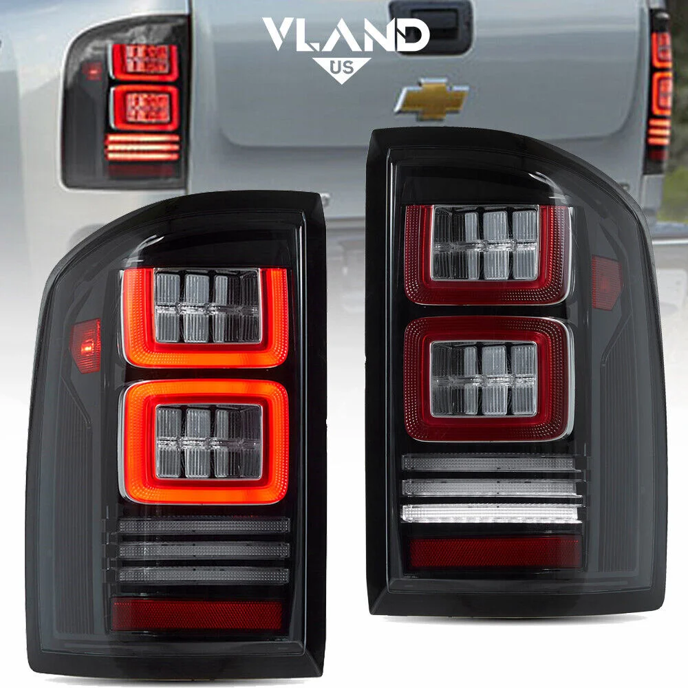 

Car Accessories Led Tail Lights 2x LED Tail Lights For 07-13 For Chevrolet Silverado1500 2500 3500 Rear Lamps Plug And Play