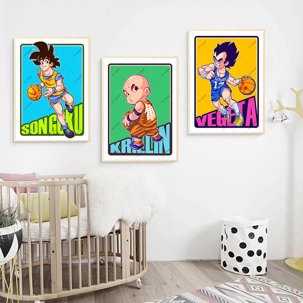 Anime Dragon Ball Poster Goku Vegeta Wall Mounted Art Prints Modern Bedroom Living Room Decoration Color Canvas Painting Cuadros
Anime Dragon Ball Poster Goku Vegeta Wall Mounted Art Prints Modern Bedroom Living Room Decoration Color Canvas Painting Cuadros
