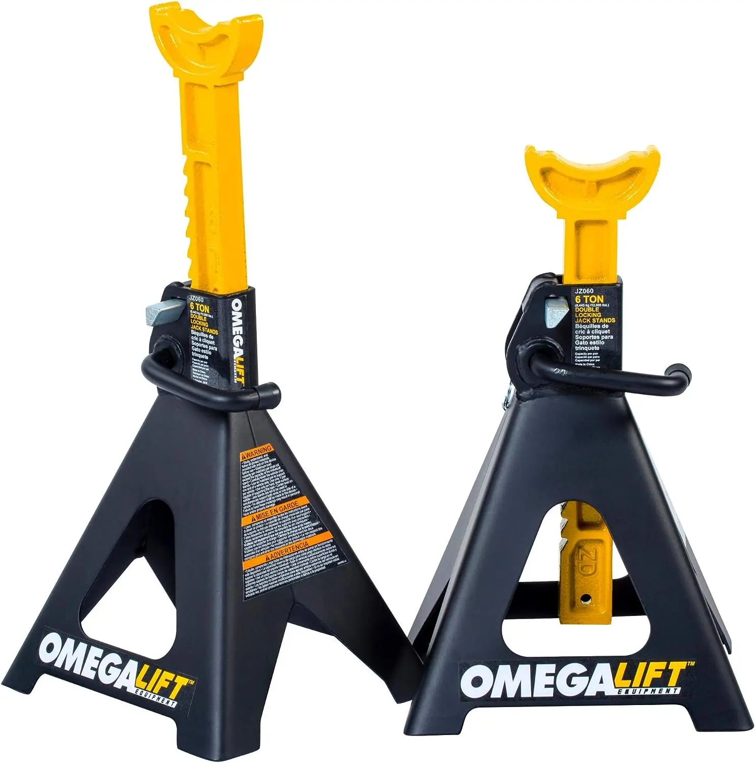 Heavy Duty 6 Ton Jack Stands Pair - Double Locking Pins - Handle Lock and Mobility Pin for Auto Repair Shop with Extra Safety (J
Heavy Duty 6 Ton Jack Stands Pair - Double Locking Pins - Handle Lock and Mobility Pin for Auto Repair Shop with Extra Safety (J