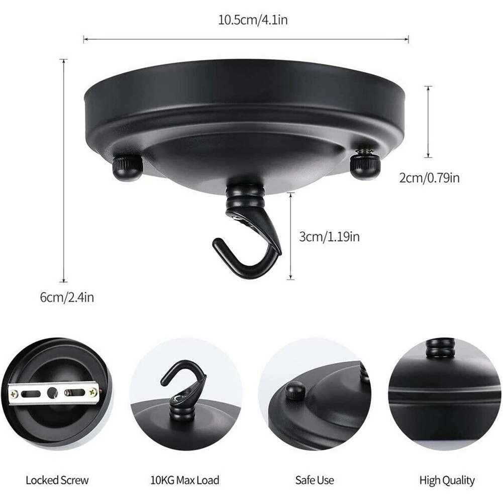 Lamp Base Hook 105mm Diameter Vintage Retro Antique Ceiling Rose Hook Plate Holder Light Bulb Fitting Chandelier Lamp Accessory
Lamp Base Hook 105mm Diameter Vintage Retro Antique Ceiling Rose Hook Plate Holder Light Bulb Fitting Chandelier Lamp Accessory
