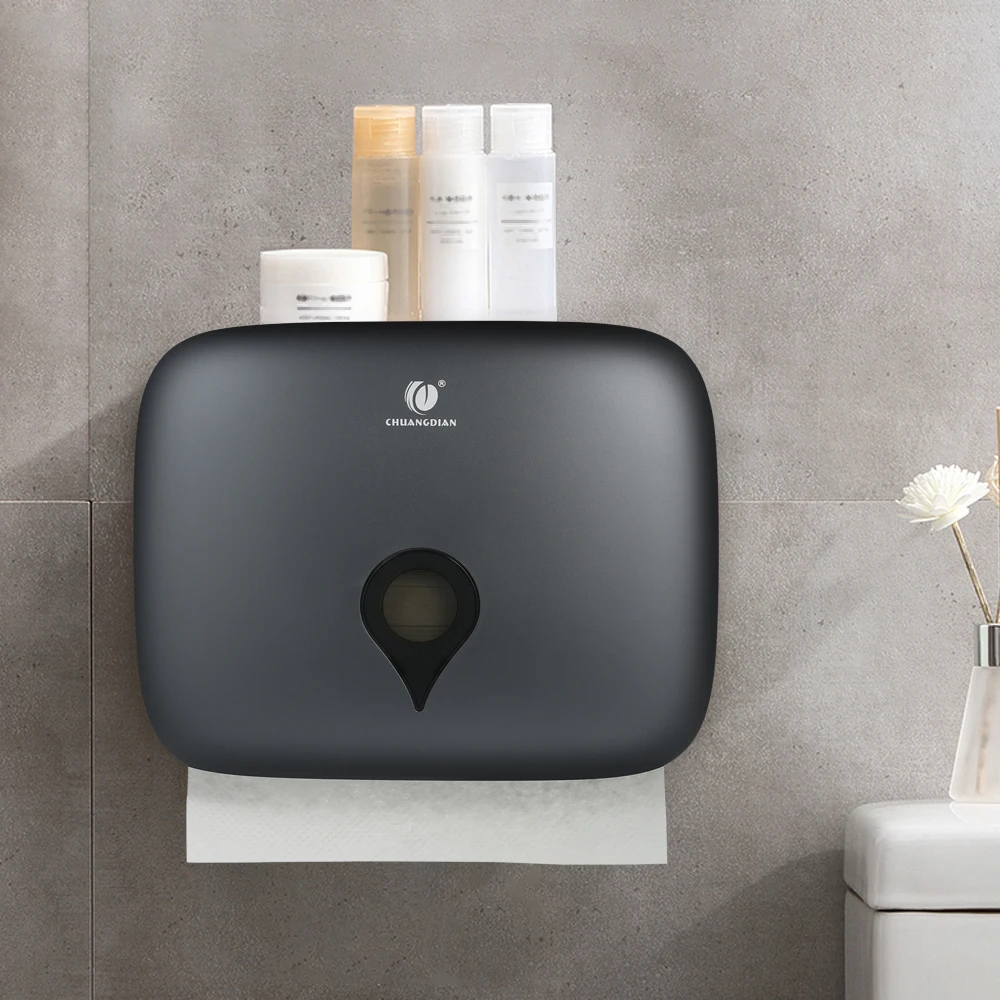 CHUANGDIAN Wall Mounted Tissue Dispenser No Drilling Tissue Box Bathroom Organizer Hanging Toilet C-fold Paper Dispenser Holder
CHUANGDIAN Wall Mounted Tissue Dispenser No Drilling Tissue Box Bathroom Organizer Hanging Toilet C-fold Paper Dispenser Holder