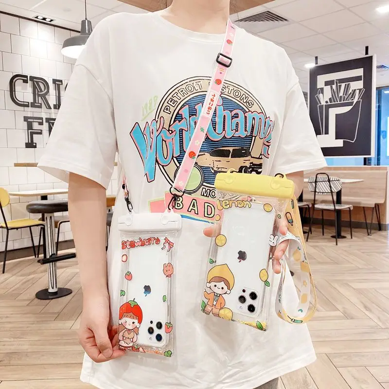 Sanrio Kawaii Kuromi Anime Waterproof Phone Bag Cute Cartoon Cinnamoroll Crossbody Swimming Sealed Purse Drift Girls Toys
Sanrio Kawaii Kuromi Anime Waterproof Phone Bag Cute Cartoon Cinnamoroll Crossbody Swimming Sealed Purse Drift Girls Toys