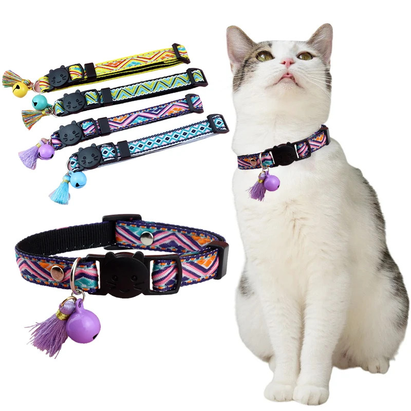 Pet Collar for Small Dogs Adjustable Buckle Cat Collar with Bell Pet Supplies Cats Dog Necklace Pet Dogs Accessories
Pet Collar for Small Dogs Adjustable Buckle Cat Collar with Bell Pet Supplies Cats Dog Necklace Pet Dogs Accessories