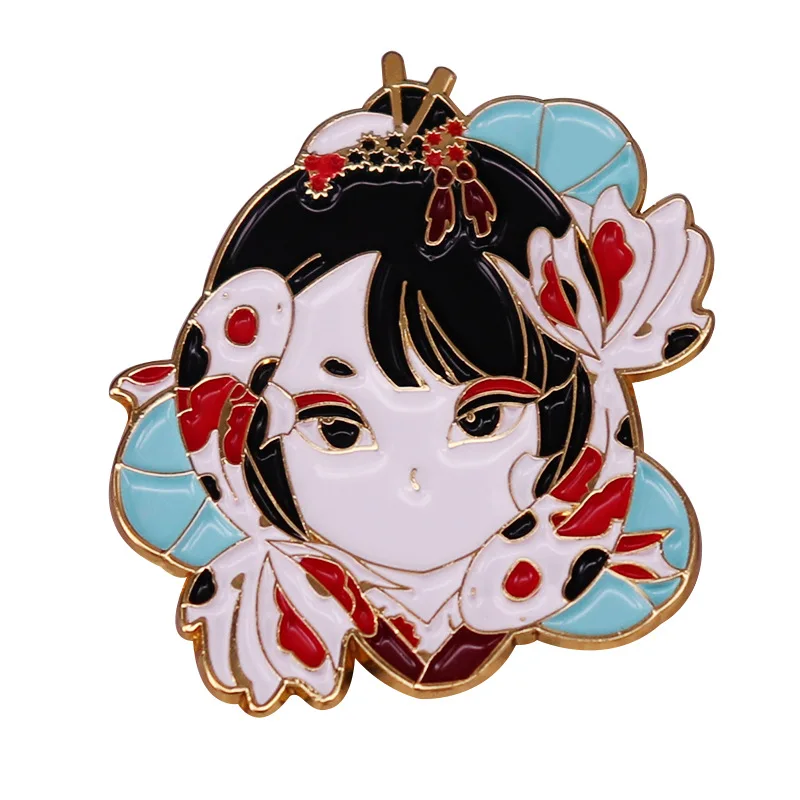 Japanese Manga Koi Girl Cute Koi Spirit Television Brooches Badge for Bag Lapel Pin Buckle Jewelry Gift For Friends
Japanese Manga Koi Girl Cute Koi Spirit Television Brooches Badge for Bag Lapel Pin Buckle Jewelry Gift For Friends