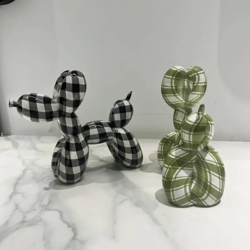 Lattice Balloon Dog Resin Sculpture Modern Office Home Living Room Desktop Kawaii Checkerboard Doggy Statue Decors Crafts Gift
Lattice Balloon Dog Resin Sculpture Modern Office Home Living Room Desktop Kawaii Checkerboard Doggy Statue Decors Crafts Gift