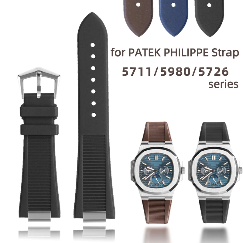 Ремешок силиконовый для наручных часов PP Patek Philips 5711 5712g, особый интерфейс для мужских часов Nautilus, 25 мм
Ремешок силиконовый для наручных часов PP Patek Philips 5711 5712g, особый интерфейс для мужских часов Nautilus, 25 мм