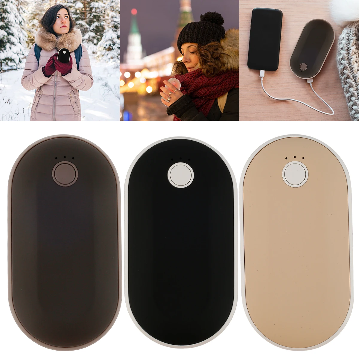 Electric Hand Warmer Pocket Power Bank 4000mAh Mobile Power Portable Mini Winter Handheld Warmer Heater Rechargeable
Electric Hand Warmer Pocket Power Bank 4000mAh Mobile Power Portable Mini Winter Handheld Warmer Heater Rechargeable
