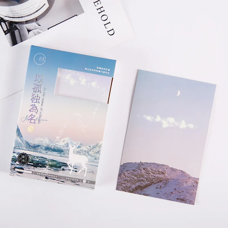 30 Pcs/Set In The Name Of Solitude Series Postcard Creative Landscape illustration INS Style Greeting Cards Gift Message Card
30 Pcs/Set In The Name Of Solitude Series Postcard Creative Landscape illustration INS Style Greeting Cards Gift Message Card