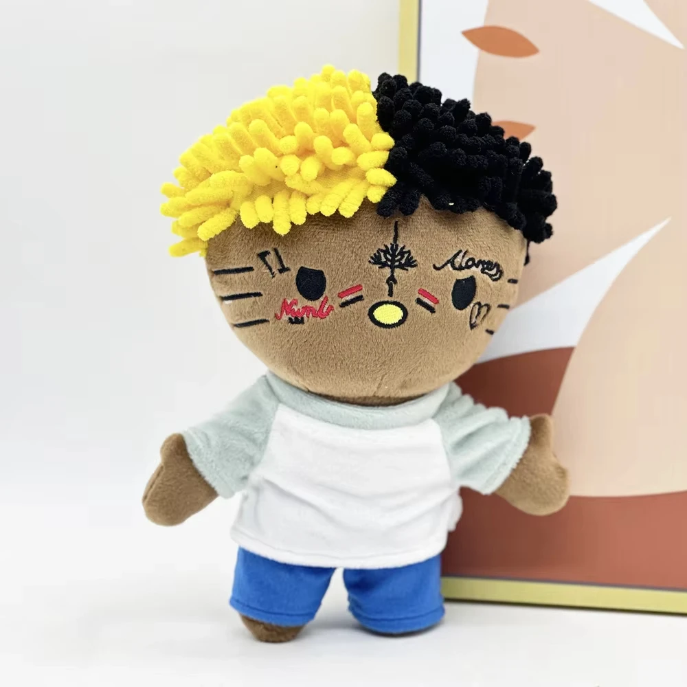 Hello Kitty xxxtentacion плюшевая кукла с желтыми и черными волосами мягкие игрушки милые