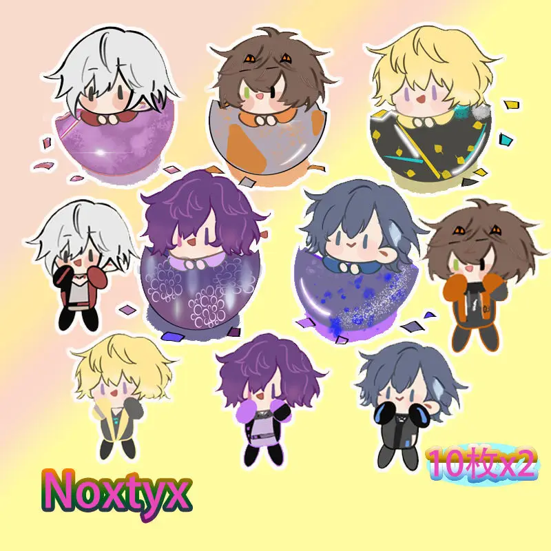 Наклейка аниме Noctyx, водостойкая наклейка Luxiem, студенческие канцелярские товары, детские школьные принадлежности Noctyx, прекрасные товары Uki ...
Наклейка аниме Noctyx, водостойкая наклейка Luxiem, студенческие канцелярские товары, детские школьные принадлежности Noctyx, прекрасные товары Uki ...