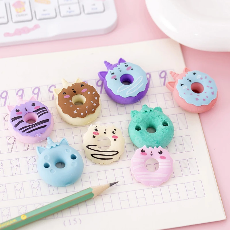 1Pcs/6Pcs Cartoon Shapes Donut Children Erasers for School Supplies Kawaii Stationery Eraser Mini Cute Student Prize Gift
1Pcs/6Pcs Cartoon Shapes Donut Children Erasers for School Supplies Kawaii Stationery Eraser Mini Cute Student Prize Gift