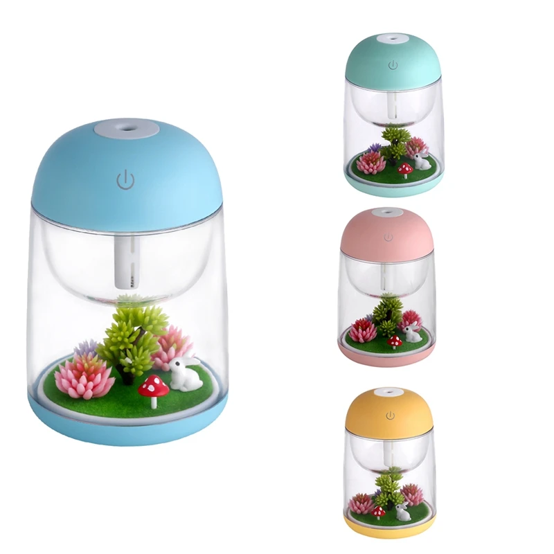 Mini Portable Mist Humidifier Transparent Micro-Landscape Air Humidifier Spray Air Purifier With LED Lights
Mini Portable Mist Humidifier Transparent Micro-Landscape Air Humidifier Spray Air Purifier With LED Lights