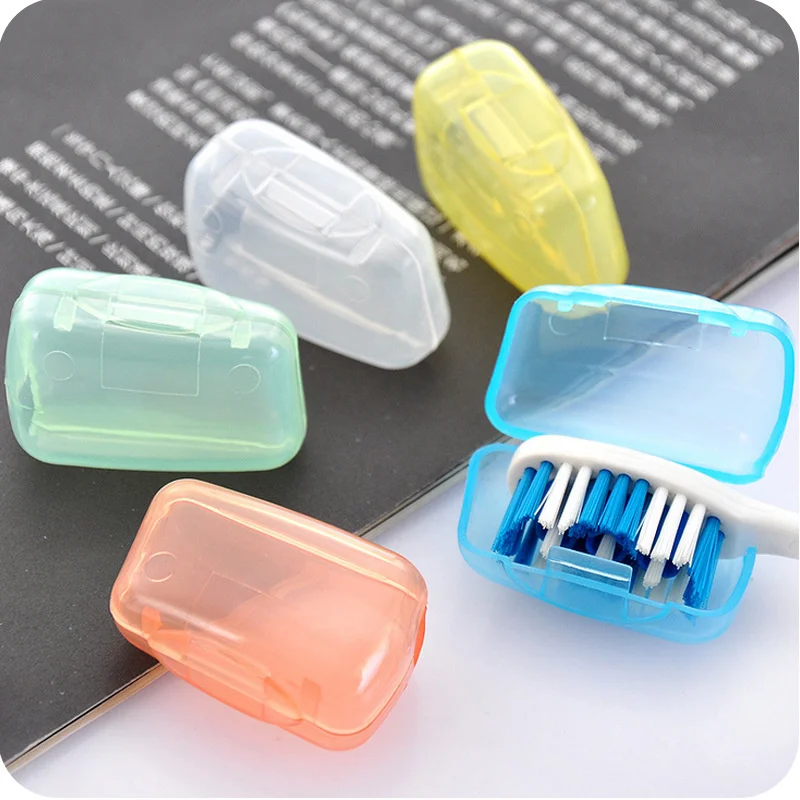 

5pcs/set Portable Travel Toothbrush Case Cover Men Women Toothbrush Packing Organizer Waterproof Dustproof Protect Box