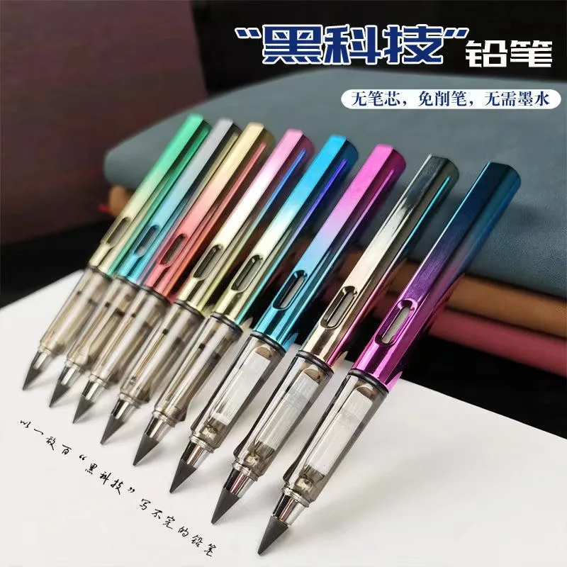 New Technology Colorful Unlimited Writing Eternal Pencil No Ink Pen Pencils Painting Supplies Novelty Gifts Stationery
New Technology Colorful Unlimited Writing Eternal Pencil No Ink Pen Pencils Painting Supplies Novelty Gifts Stationery