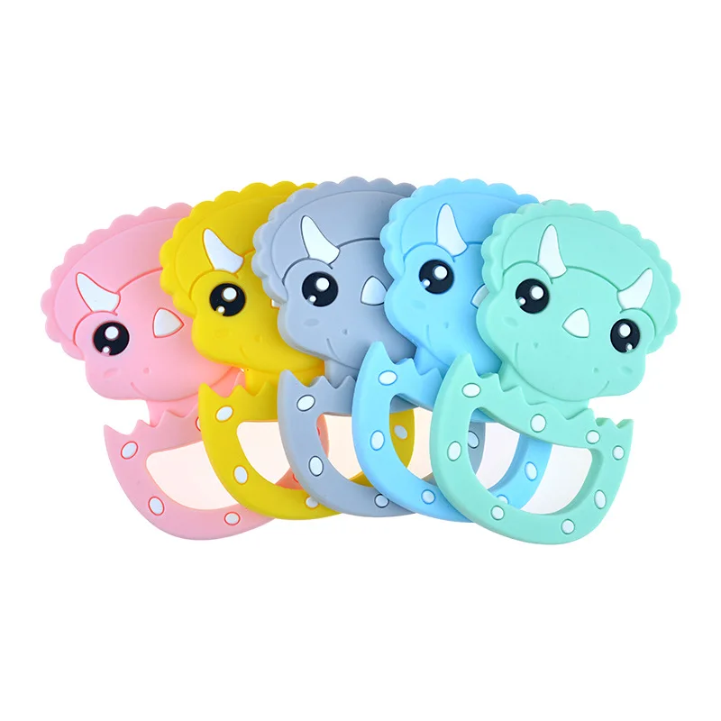 Cartoon Dinosaur Silicone Ring Teether Silicone Baby Molar Stick Toy Baby Dinosaur Teething Baby Toys 12 To 24 Month M
Cartoon Dinosaur Silicone Ring Teether Silicone Baby Molar Stick Toy Baby Dinosaur Teething Baby Toys 12 To 24 Month M