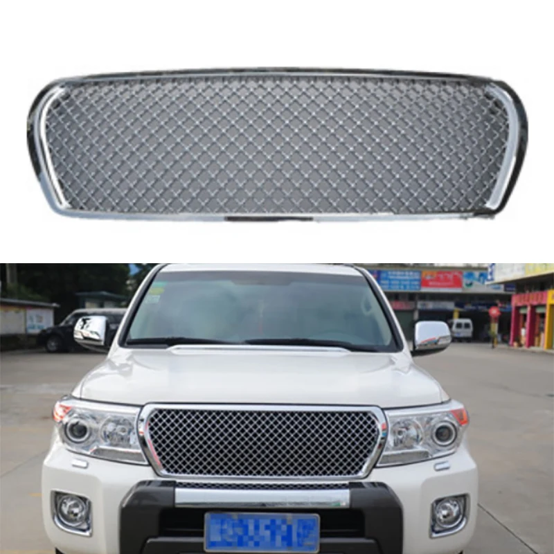 Передняя решетка для Toyota Land Cruiser 08-15, решетка Bentley, гальванизированная решетка из АБС, автомобильные внешние аксессуары
Передняя решетка для Toyota Land Cruiser 08-15, решетка Bentley, гальванизированная решетка из АБС, автомобильные внешние аксессуары