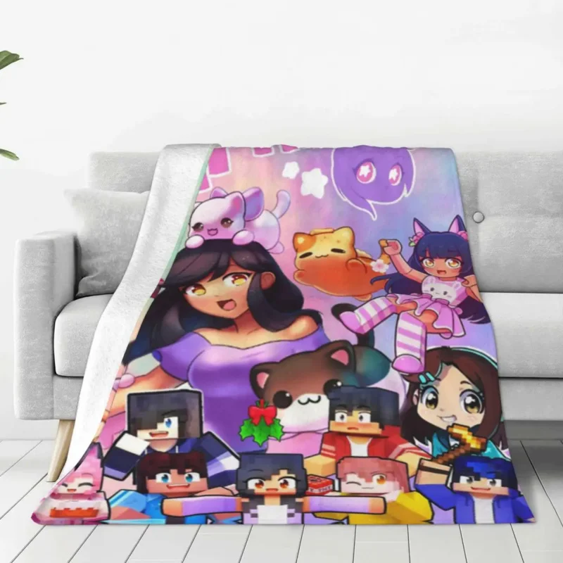 Warm Blanket Camping Aphmau Poster Christmas Gift Throw Blanket Video Game Characters Flannel Bedspread Bedroom Sofa Bed Cover
Warm Blanket Camping Aphmau Poster Christmas Gift Throw Blanket Video Game Characters Flannel Bedspread Bedroom Sofa Bed Cover