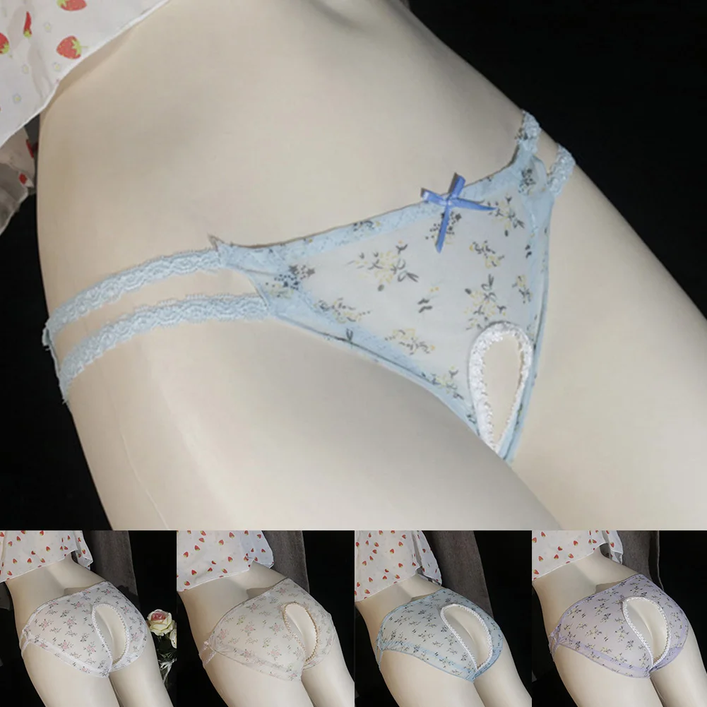 Womens Sexy Lace Crotchless Panties Underwear Thongs G-Strings Briefs Knickers Bowknot Lingeries Floral See Through Underpants
Womens Sexy Lace Crotchless Panties Underwear Thongs G-Strings Briefs Knickers Bowknot Lingeries Floral See Through Underpants