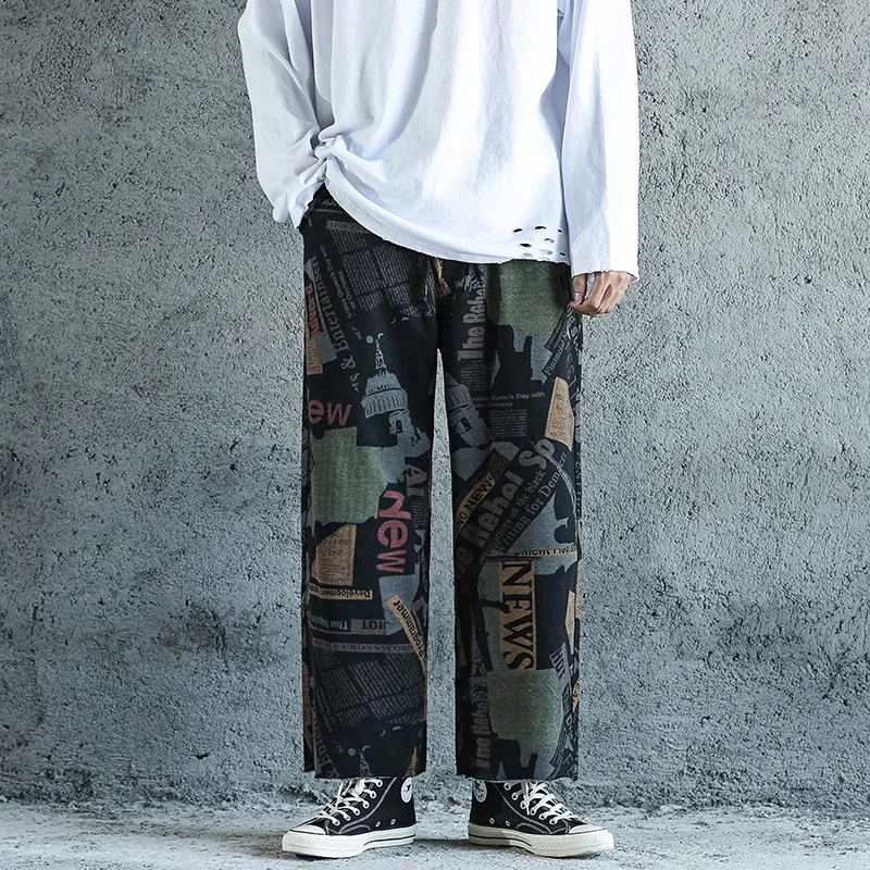 TFETTERS Mens Jeans for Men Fashion Casual Retro Pattern Ankle-Length Wide Leg Pants Men Jeans Print Loose Straight Baggy Jeans
TFETTERS Mens Jeans for Men Fashion Casual Retro Pattern Ankle-Length Wide Leg Pants Men Jeans Print Loose Straight Baggy Jeans