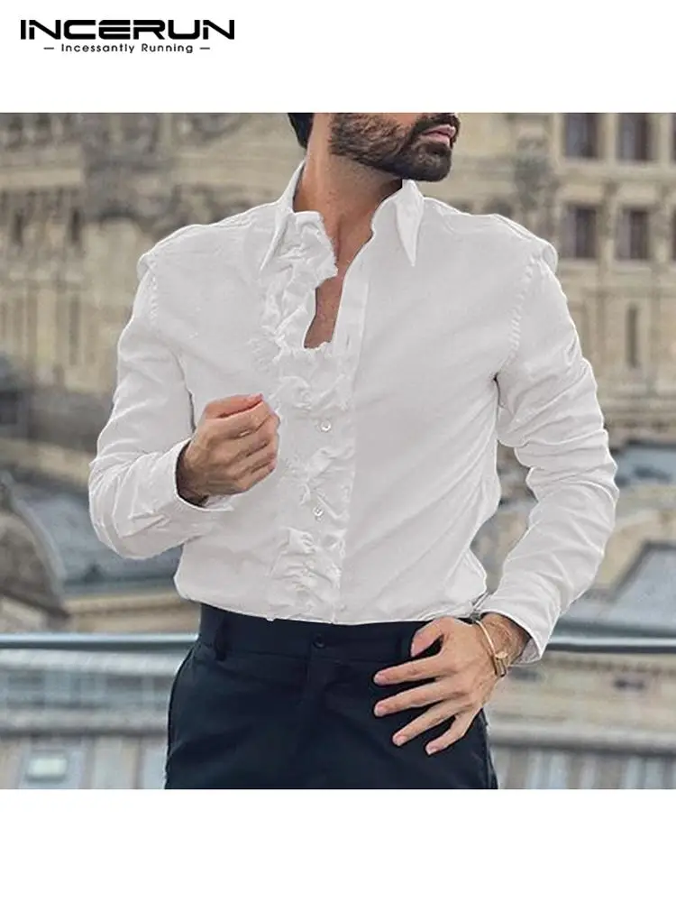 INCERUN Tops 2022 American Style Fashion New Men Tie Long Sleeve Shirts Casual Male Solid All-match Button Up Party Blouse S-5XL
INCERUN Tops 2022 American Style Fashion New Men Tie Long Sleeve Shirts Casual Male Solid All-match Button Up Party Blouse S-5XL