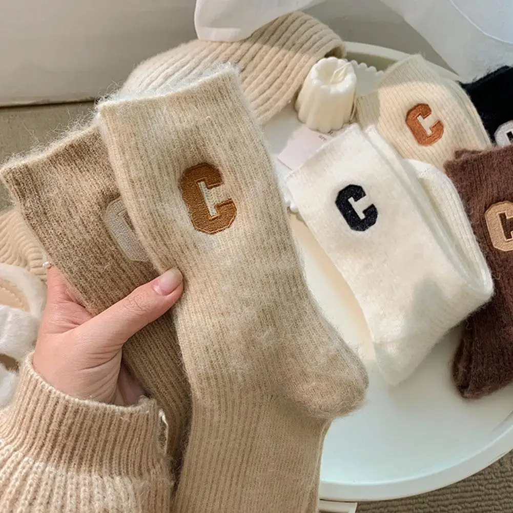 Luxury Women Wool Socks Warm Winter Thick Cashmere Casual Japanese Fashion Solid Color Comfortable Home Sock 2023 Winter 
Luxury Women Wool Socks Warm Winter Thick Cashmere Casual Japanese Fashion Solid Color Comfortable Home Sock 2023 Winter