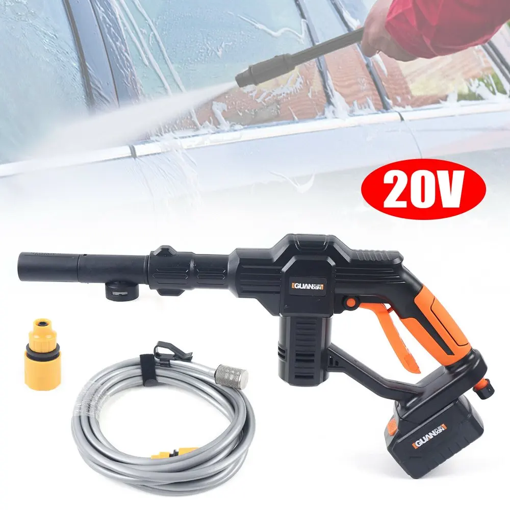 Car Washer Gun Portable Wireless Water Gun Car Cleaning Set with Battery 20V High Pressure
Car Washer Gun Portable Wireless Water Gun Car Cleaning Set with Battery 20V High Pressure